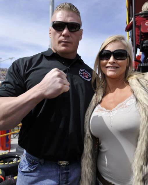 Duke Lesnar's parents, Brock Lesnar, and Sable.